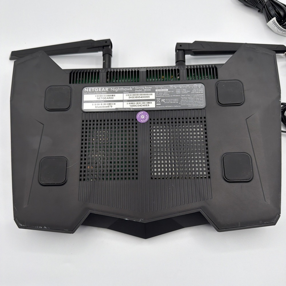 NETGEAR Nighthawk XR500 Gaming Router Bundle AC Adapter Ethernet Cable Working - Picture 6 of 11
